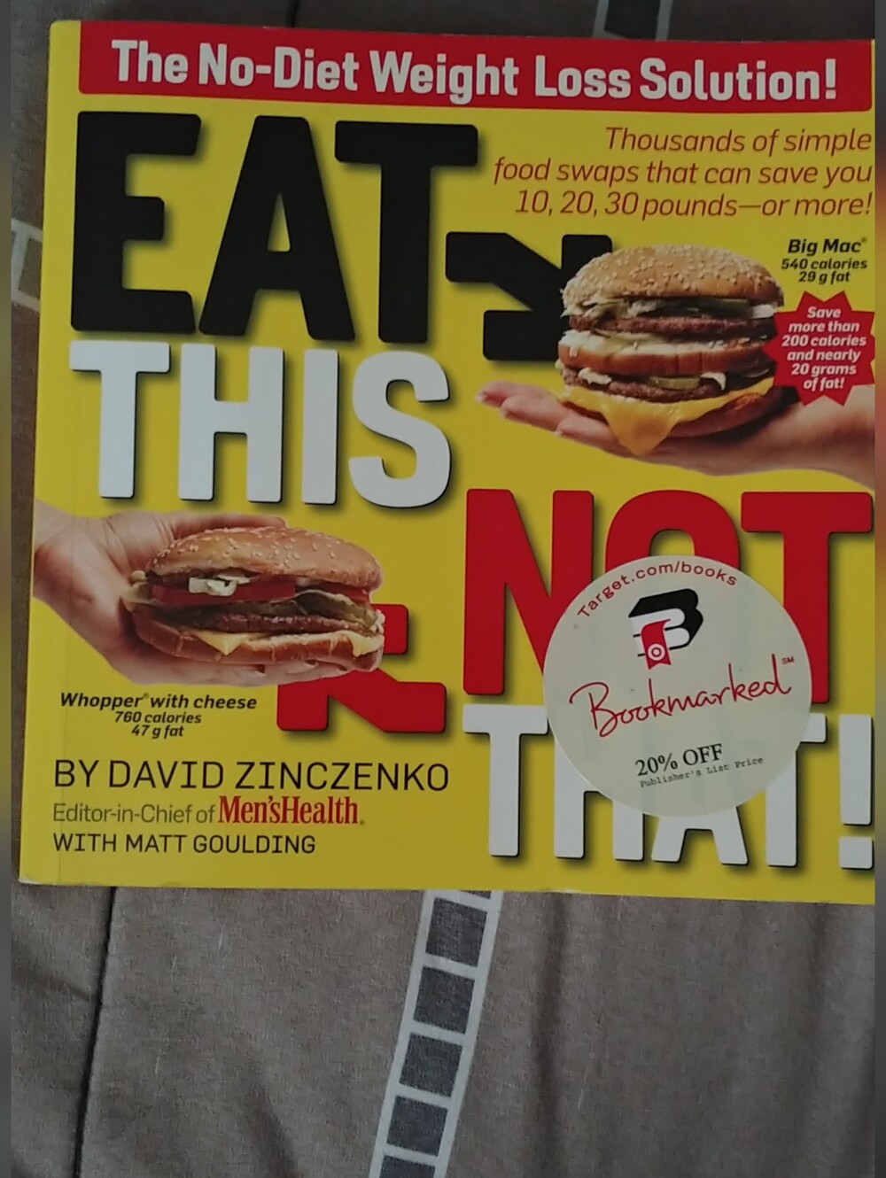 Eat This Not That! by David Zinczenko - Yellow Cover